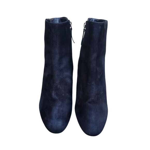 Schutz Women's Black Suede Booties Block Heel size EU 39 / US 9 - Picture 5 of 11